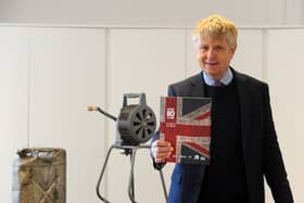 The launch of the Victory in 80 Objects project. Pictured is: Steve Humphrey who wrote the book.
Picture: Sarah Standing (060525-6166)