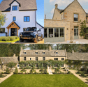 The three houses are worth a combined £8.5 million