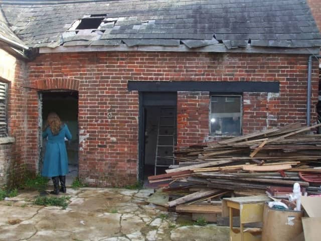 The former dilapidated butcher’s shop, “Twines” at 234 Sea Front