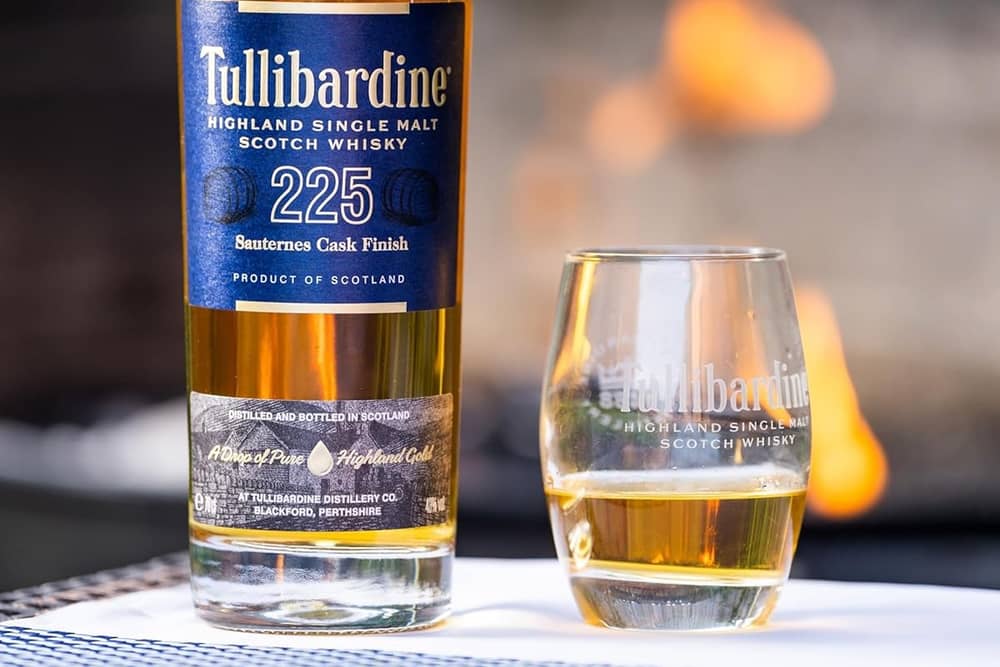 The Tullibardine 225 Sauternes Cask Finish is a bargain on Amazon right now