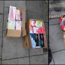 Police seized hundreds of vapes containing THC and cannabis as well as three phones and cash.
