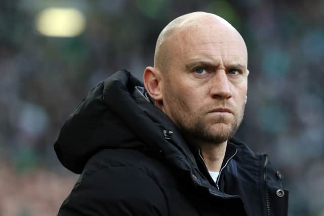 Hibs boss David Gray