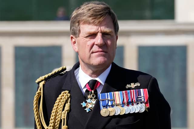 The former head of the Royal Navy, Admiral Sir Benjamin Key, stepped back amid claims of ‘affair with subordinate’ it has been alleged