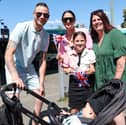 Families enjoyed the VE Day celebrations in Havant. 

Pictured: The Offley family from Westleigh.

Picture: Chris Moorhouse 