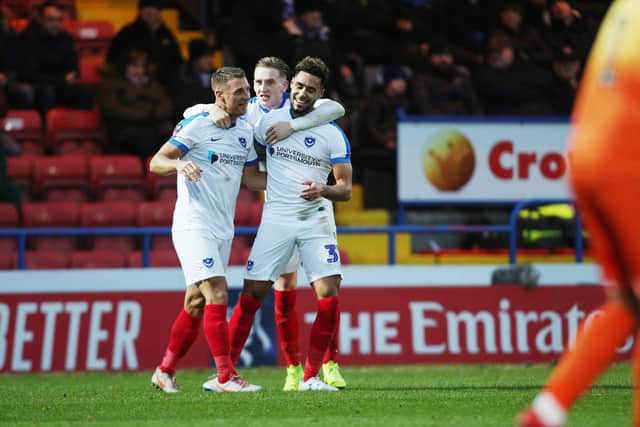 Andre Green with Ronan Curtis and Lee Brown.