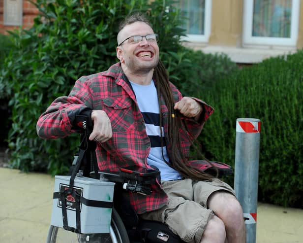 Mikey Osbourne (37) from Portsmouth, is severely disabled after drug misuse in 2013 which left him with a brain injury. Mikey is taking on a charity static bike ride cycling 60-80 miles at the Mountbatten Centre on Wednesday 21st May raising money for Headway.