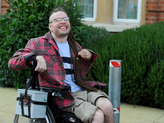 Mikey Osbourne (37) from Portsmouth, is severely disabled after drug misuse in 2013 which left him with a brain injury. Mikey is taking on a charity static bike ride cycling 60-80 miles at the Mountbatten Centre on Wednesday 21st May raising money for Headway.