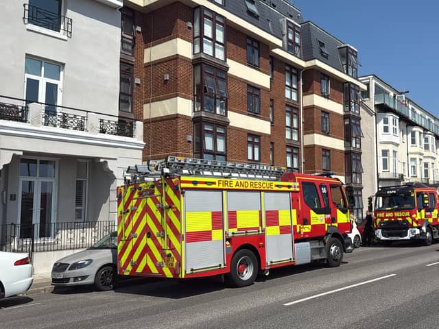 Fire fighters have been called to a false alarm at Alexandra Court, Southsea, this afternoon. 