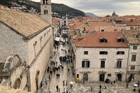 A view over Dubrovnik's Old Town from the walls