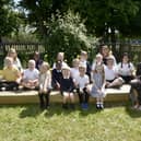 Holbrook Primary School in Wych Lane, Gosport, has received a positive result in their recent Ofsted. 

Pictured is: (back left) Sharon Freeley, executive headteacher, (back right) Penny Davies, head of school and (front right) Lucie Golding, SENDCO, with some of the children at Holbrook Primary School.

Picture: Sarah Standing (130525-3255)