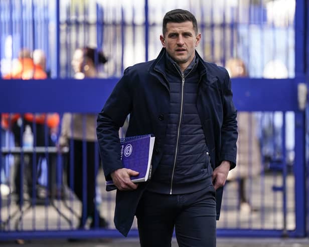 Pompey boss John Mousinho. Pic: Jason Brown/ProSportsImages