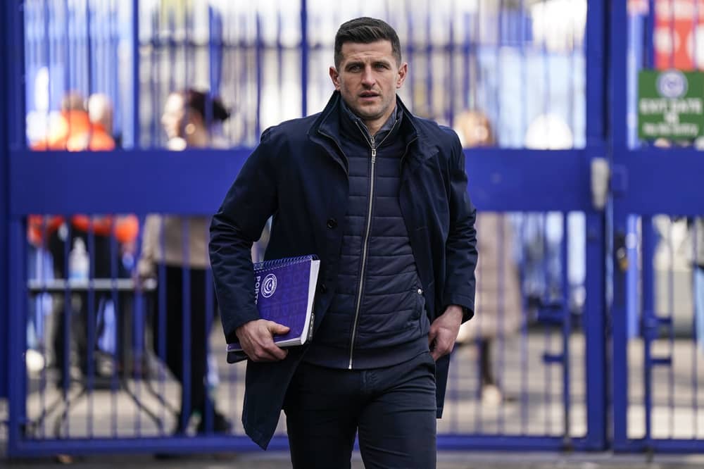 Pompey boss John Mousinho. Pic: Jason Brown/ProSportsImages