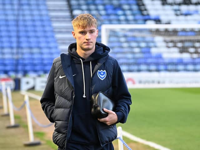 Pompey's Thomas Waddingham. Pic: Graham Hunt/ProSportsImages