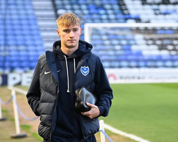 Pompey's Thomas Waddingham. Pic: Graham Hunt/ProSportsImages