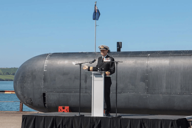 XLUUV as been unveiled during a naming ceremony at HMNB Devonport. The un-crewed vessel will be called XV Excalibur.