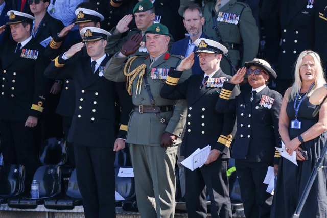 A ceremony took place to honour the naming of XLUUV Excalibur.