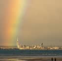 The view towards Portsmouth over The Solent from Ryde