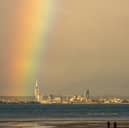 The view towards Portsmouth over The Solent from Ryde
