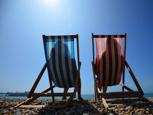 Warning to those who are more vulnerable to limit their exposure to direct sunlight. 