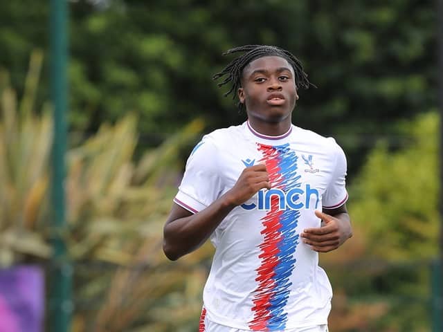 Crystal Palace youngster Hindolo Mustapha was checked out several times by Pompey boss John Mousinho last season.