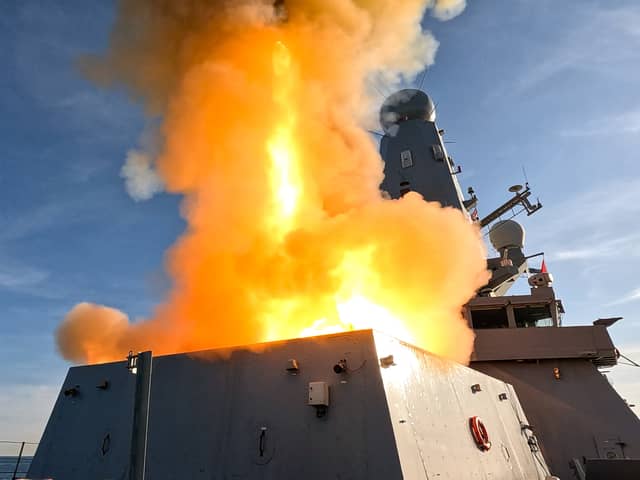 Royal Navy destroyer HMS Dragon shot down a supersonic missile during a test of her Sea Viper Missile system