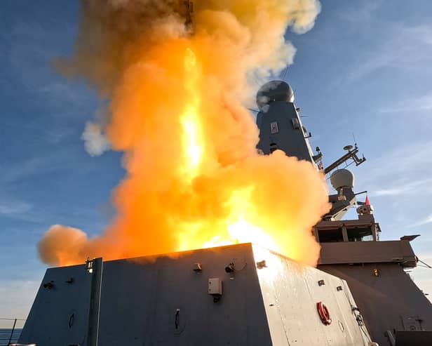 Royal Navy destroyer HMS Dragon shot down a supersonic missile during a test of her Sea Viper Missile system