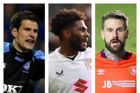 From left: Asmir Begovic, Ellis Harrison and Sonny Bradley