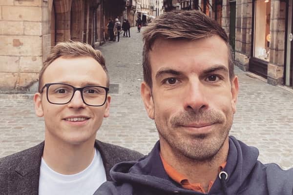 Ben Pearson (right) and his husband Nathan.