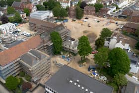 Updated construction pictures of former John College site, Southsea. Picture: Islandcity.uk