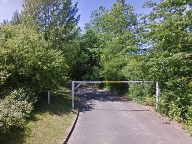 Travellers had set up camp in Lysses Car Park, Fareham.