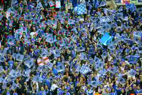 Pompey fans at the 2008 FA Cup final against Cardiff
