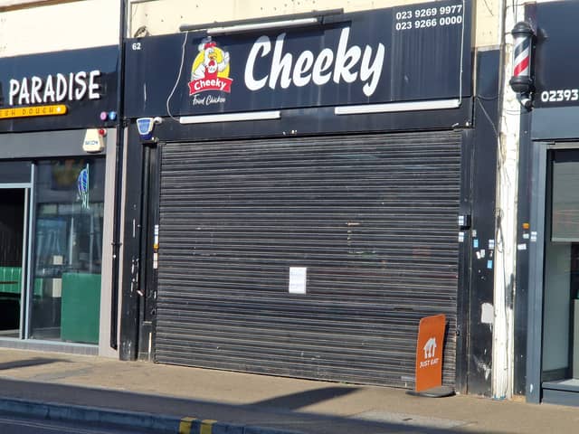 Cheeky Fried Chicken, in North End, has been closed due to a mouse infestation, no hot water and the site being 'filthy'. 