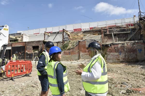 A ground breaking ceremony took place at the Osborne View site in Hill Head