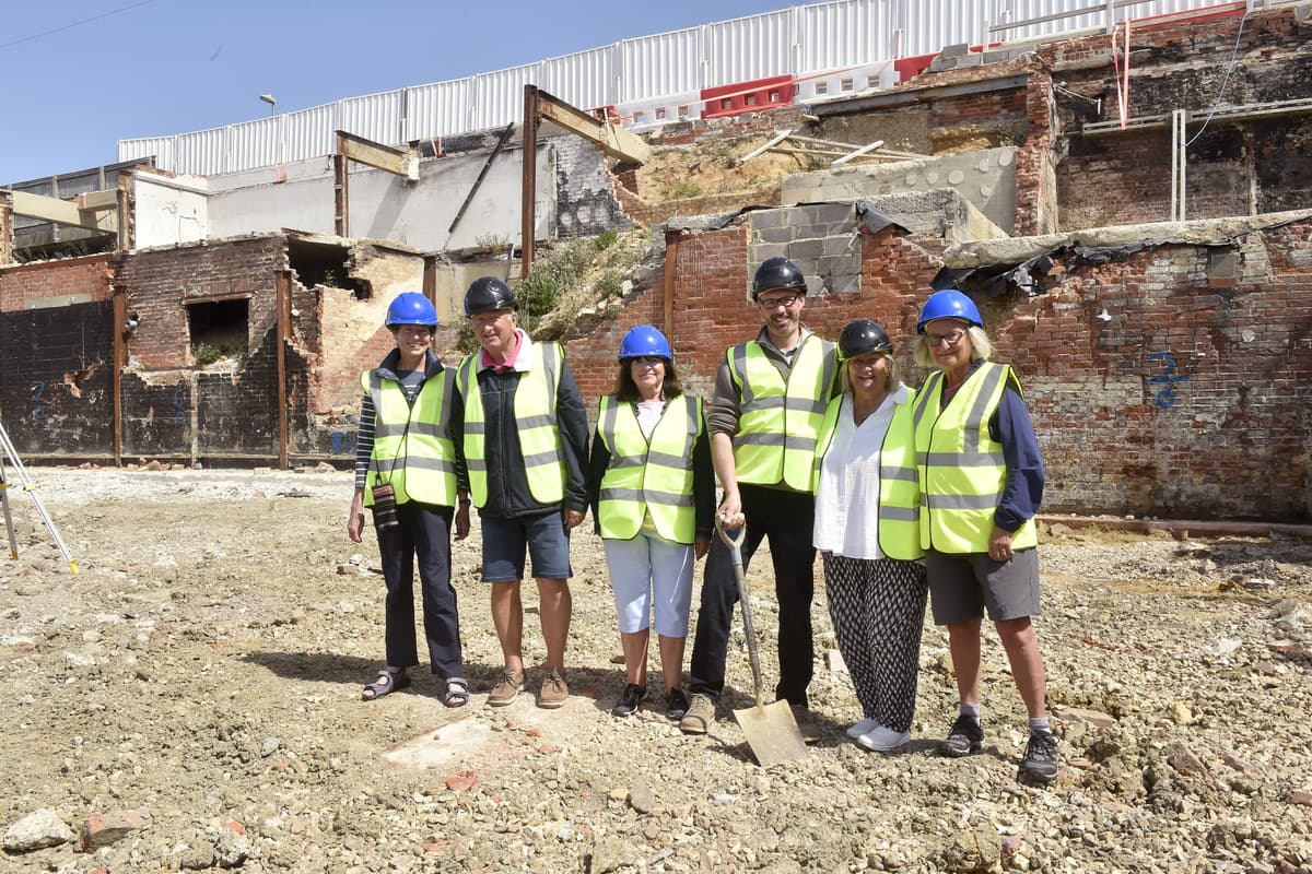 Delight as rebuilding of Osborne View begins with an opening date penciled ...