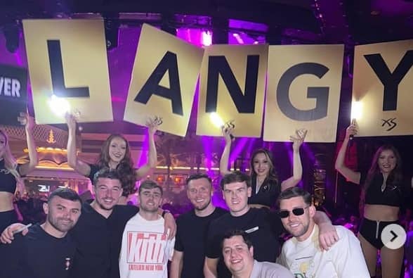 Callum Lang has been on his stag do in Las Vegas