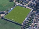 3D visualisation of Gosport Borough Football Club, Privett Park, with its new 3G playing surface