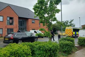 Police arrested a 49-year-old man on suspicion of being in charge of a dog dangerously out of control causing injury.