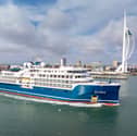 Swan Hellenic cruise ship SH Diana sailing out of Portsmouth on May 21. The beautiful boutique vessel visited Portsmouth International Port for the first time.