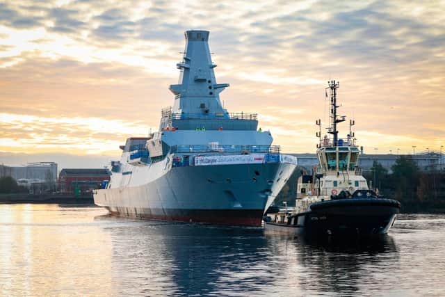 Type 26 frigates will be built for the Royal Navy and Norway at the same time, after fears were raised about delays following the export deal. Pictured: HMS Glasgow