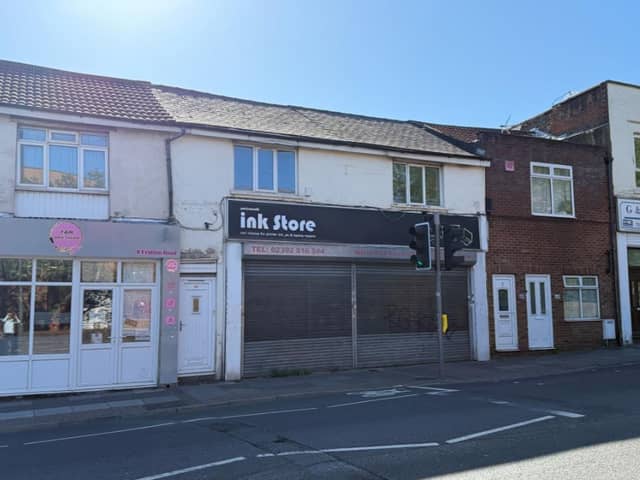 A mixed-use building in Portsmouth is to be auctioned in June with a guide price of £200,000 - £220,000.