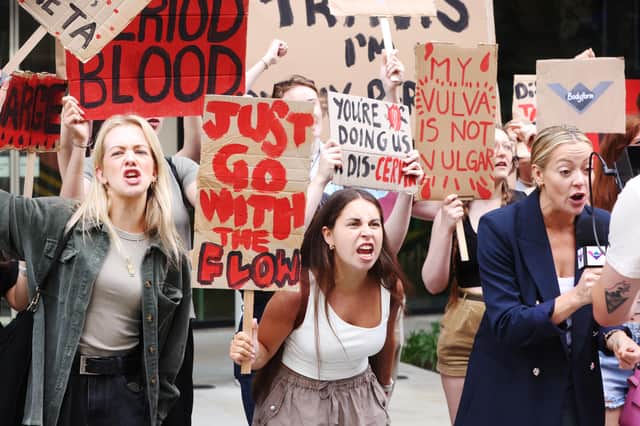 The sharing of information about menstrual health comes with censorship challenges