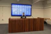 Pompey boss John Mousinho has served up his verdict on the press conference 'dock' which has caused much hilarity between with both online fans and the press this season.