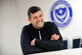 Pompey manager John Mousinho. Picture: Sarah Standing