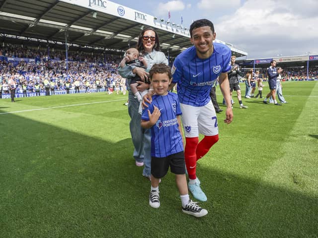 Pompey's Andre Dozzell hit the former of his career this season, according to John Mousinho. Pic: Jason Brown/ProSportsImages