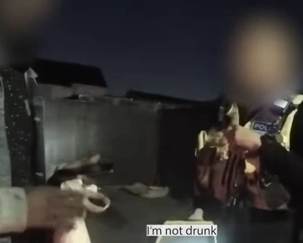 Peterborough drunk driver Jamal Abdi tells police “I’m not drunk’", before failing breathalyser.