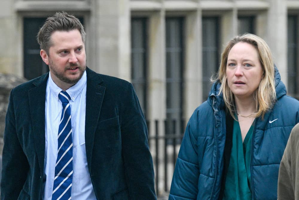 Pictured: Richard and Alexandra Evans outside Winchester Crown Court, Hants. 


Please byline: Andrew Croft/Solent News © Andrew Croft/Solent News & Photo AgencyUK