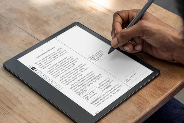 The Kindle Scribe combines distraction-free reading with powerful digital writing tools