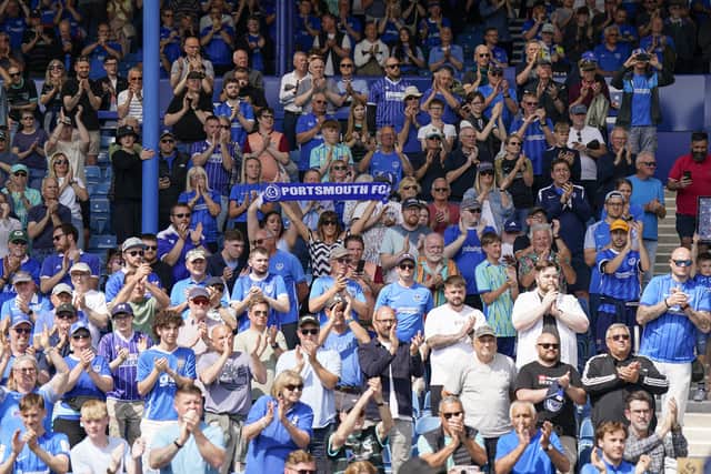 Pompey fans have been snapping up season ticket renewals. Pic: Jason Brown/ProSportsImages