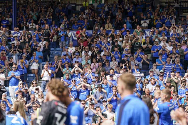 Pompey fans have been snapping up season ticket renewals. Pic: Jason Brown/ProSportsImages