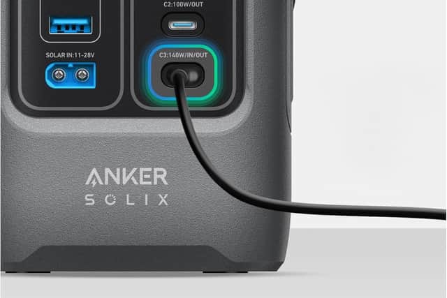 Charging it up takes no time at all, thanks to its 140w input